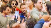 Bollywood's 'Karan Arjun' Shah Rukh Khan and Salman Khan dance on Bhangda Paale at Anant Radhika's wedding, watch video