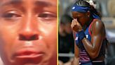 Coco Gauff breaks down crying at Olympics in tense tear-filled third-round loss
