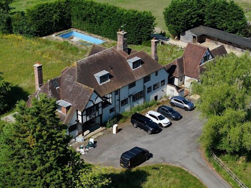 Photos show state of Katie Price's Mucky Mansion as it is repossessed