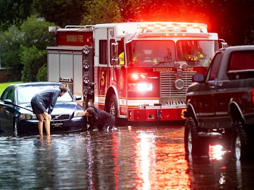 Tropical Storm Debby live: Southeast US braces for historic levels of rainfall as hurricane death toll rises