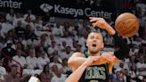 Celtics’ Porzingis leaves playoff game in Miami with right calf tightness