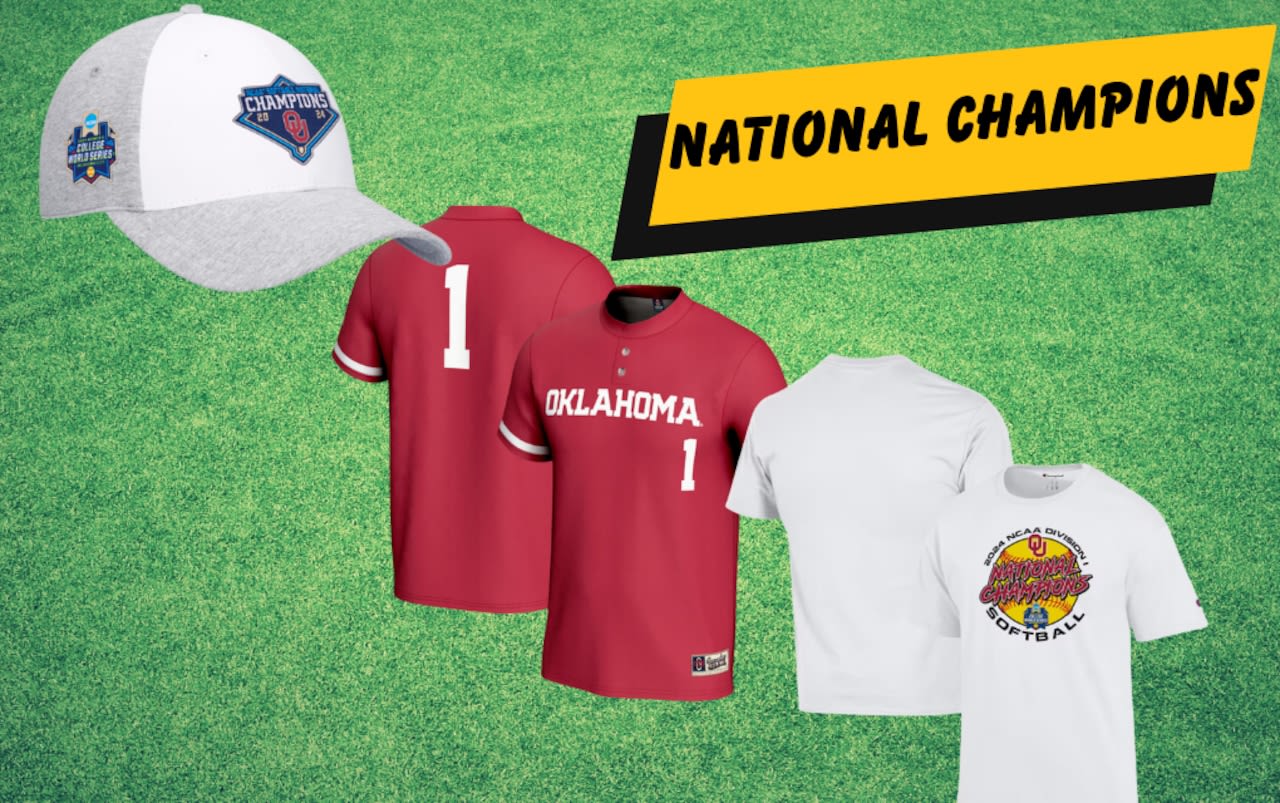 Oklahoma softball NCAA champions gear: Where to buy online after Sooners sweep Longhorns