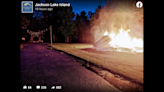 House from Tim Burton movie destroyed by lightning strike on Alabama island, park says