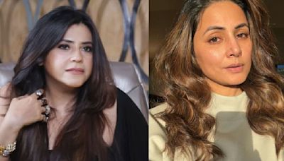 Ektaa Kapoor calls Hina Khan 'hero' after actress' stage 3 breast cancer diagnosis; latter writes, 'You give me strength'