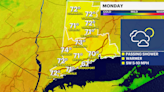 Cloudy with passing showers for Monday in Connecticut