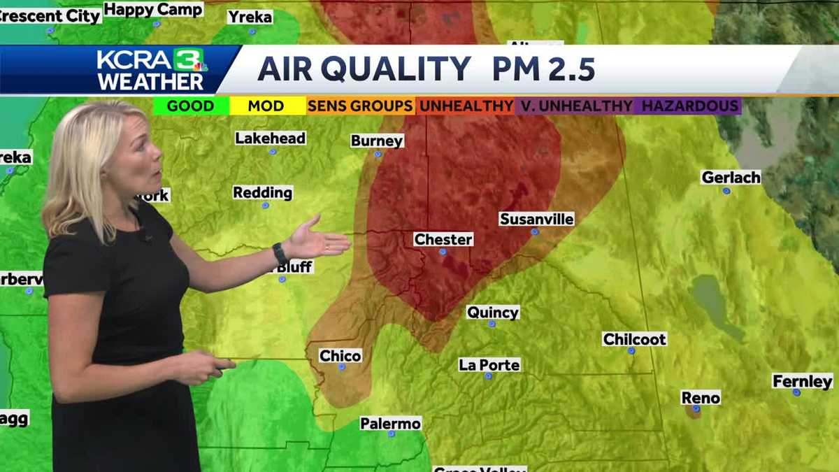 Northern California forecast: Wildfire smoke affects air quality amid triple-digit weather