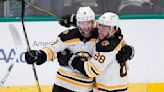 Pastrnak scores in OT as Bruins rally for 3-2 win over Stars