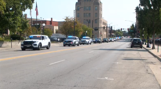 Cpl. Schreiber dies, local law enforcement holds memorial procession