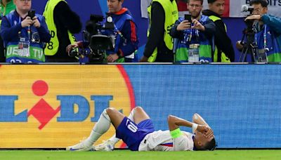 WATCH: Kylian Mbappe receives another blow to the face during Portugal vs France at Euro 2024 sparking concern