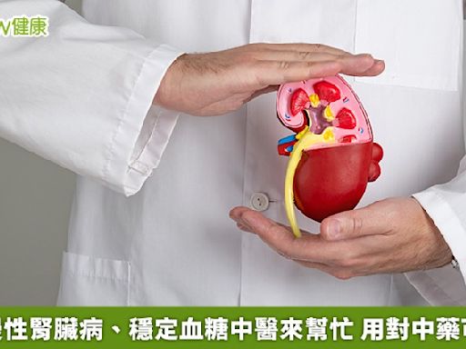 治療慢性腎臟病、穩定血糖中醫來幫忙 用對中藥可護腎