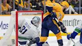 Canucks advance to 2nd round, beating Predators 1-0 in Game 6 on Pius Suter’s late goal - WTOP News