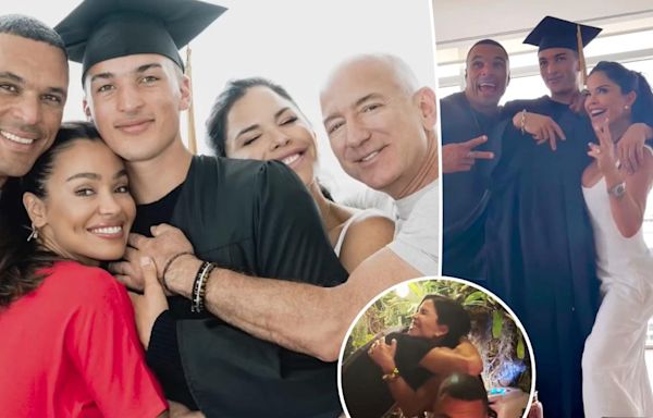 Lauren Sánchez celebrates son Nikko’s graduation with fiancé Jeff Bezos and ex Tony Gonzalez