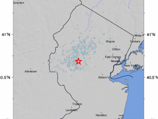 Earthquake reported in Somerset County, New Jersey
