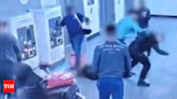 Watch: New Manchester Airport video captures moments before man 'kicked' in head by police officer - Times of India