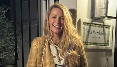 Blake Lively raves about 'making friends' while in Italy