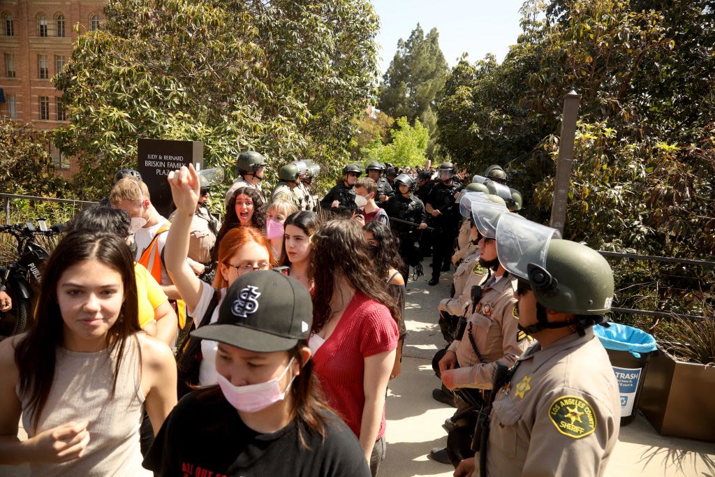 Police Dismantle Pro-Palestinian Encampment At UCLA, Make Numerous Arrests In Turbulent Overnight Operation