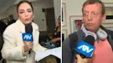 Mávila Huertas entrevista a chileno y él la deja EN RIDÍCULO por falla técnica en el aeropuerto Jorge Chávez