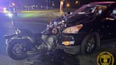 Motorcycle lodged into SUV in New Jersey crash that left 2 seriously injured: police