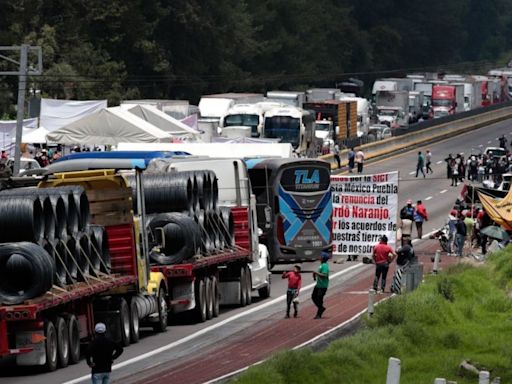 Bloqueo autopista México- Puebla: estas son las carreteras cerradas por ejidatarios