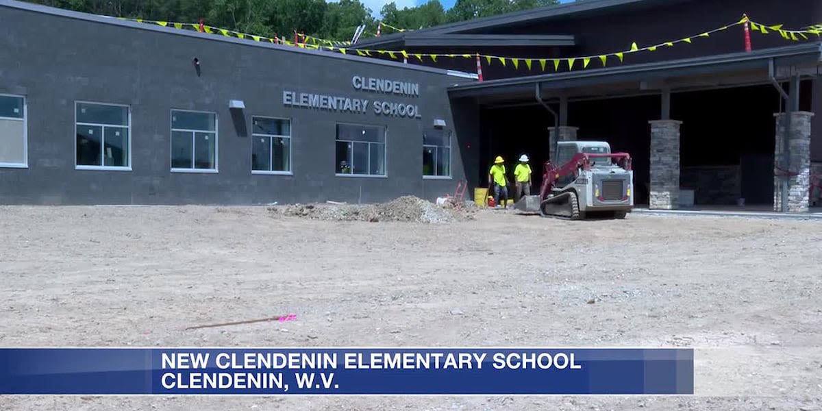 New Clendenin Elementary construction in final stages