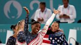 Simone Biles conjures imperfect magic on way to fifth Olympic gold as USA dominate team final