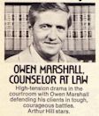 Owen Marshall, Counselor at Law