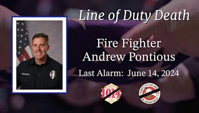 California Governor Gavin Newsom Honors Fallen Los Angeles County Firefighter Andrew Pontious