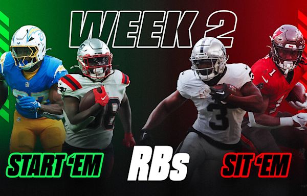 Running Back Start 'Em, Sit 'Em Picks For Fantasy Football Week 2