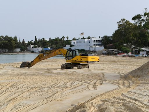 La erosión costera amenaza a las playas turísticas de Túnez