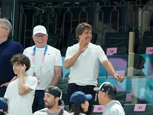 Tom Cruise performs 'epic stunt' at Olympics closing ceremony