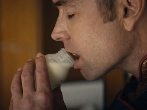 The Boys' Antony Starr shares why Homelander just can't stop gulping down so much milk