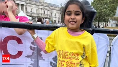 Desi chess star, 9, youngest ever to play for England - Times of India