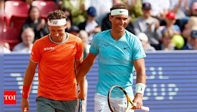 Rafael Nadal returns to competition with Bastad doubles win | Tennis News - Times of India