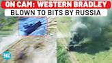 Putin's Troops Rain 'Fireballs' In Donetsk, Destroy U.S.-Supplied Bradley With Kamikaze Drone |Watch