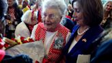 98-year-old "Rosie" Mae Krier revels in accepting Congressional Gold Medal