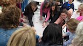 Joplin Area Catholic School teachers experience dyslexia simulation