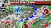 A break from the rain Tuesday with cooler temperatures; Rain returns Tuesday night into Thursday