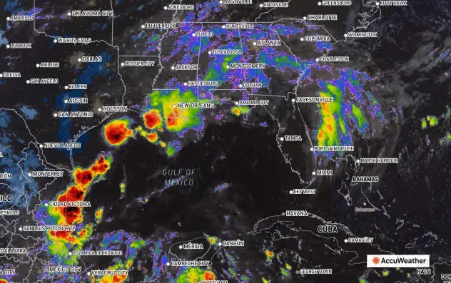 Tropical rainstorm Invest 90L expected to bring heavy rain to Pensacola, Florida Panhandle