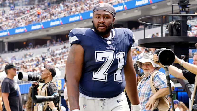 Cowboys left tackle Chuma Edoga likely to open season on IR after toe injury