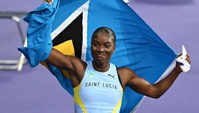 St Lucia celebrates as Julien Alfred wins island's first ever Olympic medal