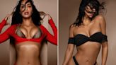 Kim Kardashian Models Crazy Sexy SKIMS Swimsuits in New Campaign Nodding at Her Iconic '00s Style