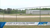 Skydiver taken to hospital after hard landing when parachute fails to fully open in Franklin County jump