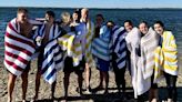 President Joe Biden and His Grandkids Take a Thanksgiving Day Polar Bear Plunge — See the Photo