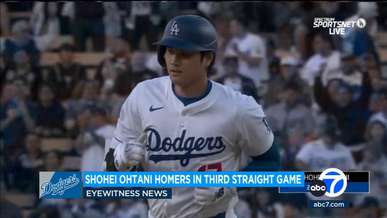 Ohtani on power surge after hitting homers in 3 straight games, leading league at 11 overall