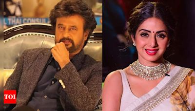 When Rajinikanth shared his wish to marry Sridevi but left her home disheartened due to THIS reason | Tamil Movie News - Times of India