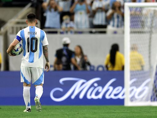 Messi sufre desde los once pasos en Copa América