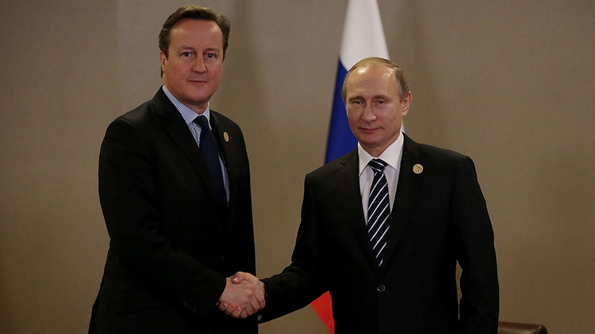 No way back for UK and Putin after Ukraine invasion, David Cameron says