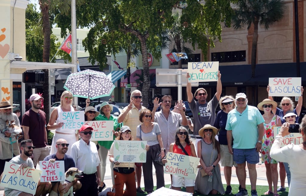 Residents rally to save olive trees that light up Las Olas