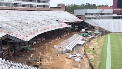 Construction crews moving swiftly ahead of FSU's home opener