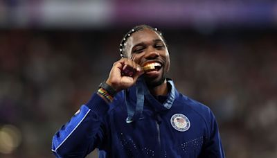 Lego, fashion and romance, inside the real life of Paris Olympics 100m gold medallist Noah Lyles